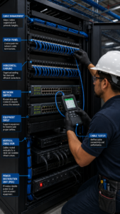 Structured cabling supporting multi-site IT standardization across locations
