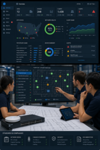 Multi-site IT standardization planning across warehouse and plant locations