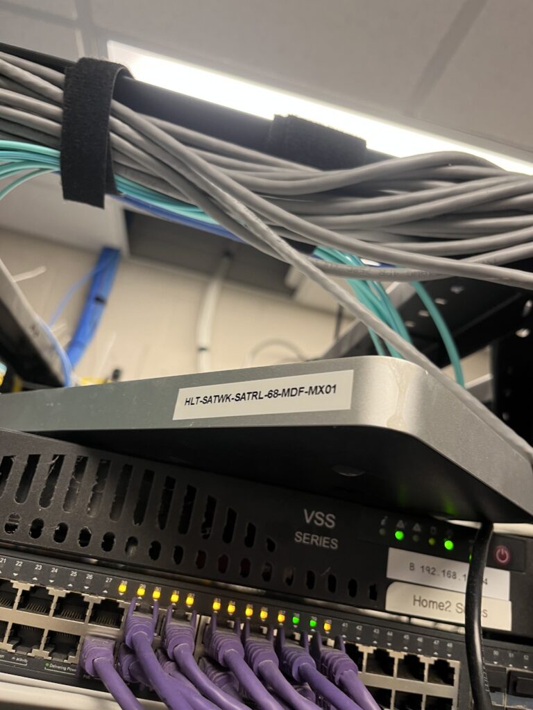 Structured cabling and network equipment supporting reliable office connectivity