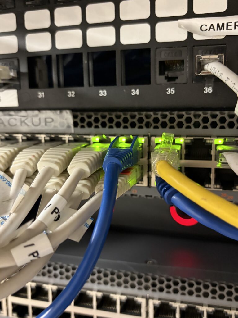Structured cabling and network equipment for healthcare and dental IT support